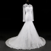 ALBIZIA Sexy Ivory Scoop Tulle Lace Applique Mermaid wholesale Wedding Dresses