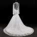 ALBIZIA Sexy Ivory Scoop Tulle Lace Applique Mermaid wholesale Wedding Dresses