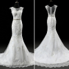 ALBIZIA High Quality Ivory Lace Beads Tulle Applique monsoon Long Mermaid Wedding Dresses