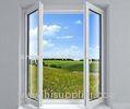 Household White Inward Swing Aluminium Casement Windows Horizontal Powder Coated