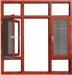 Coloured HingedAluminium Casement Windows Bronze With Reflective Glass