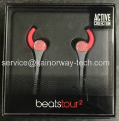 Beats by Dr.Dre Tour2.0 Earphones Active Collection Grey and Red for iPad iPhone