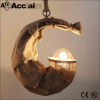 Hot sale the moon shape creative droplight children lamp Vintage linen lignting