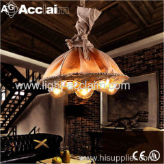 American droplight UFO line chandelier industrial style lighting Fabric pendant lamp Round ball lighting