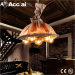 American droplight UFO line chandelier industrial style lighting Fabric pendant lamp Round ball lighting