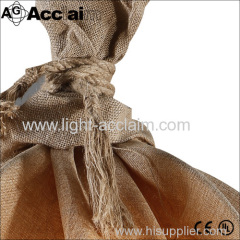American droplight UFO line chandelier industrial style lighting Fabric pendant lamp Round ball lighting