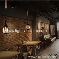 Originality glass chandelier American restaurant droplight Contracted lamp