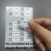 tamper proof barcode labels/tamper barcode labels/warranty barcode labels