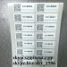 self destructible barcode stickers/warranty void if broken label/printable security label