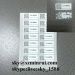 self destructible barcode stickers/warranty void if broken label/printable security label