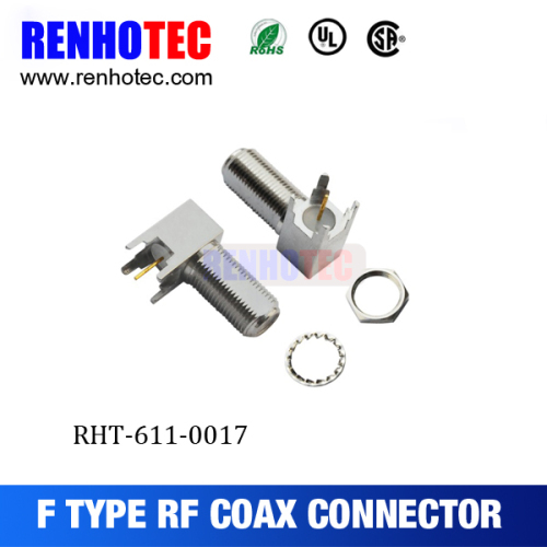 Solder Type F Female Connector