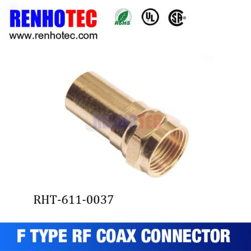 Gold-Planting F Male Connector