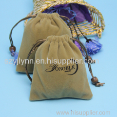 purple color drawstring jewelry gift pouch wholesale