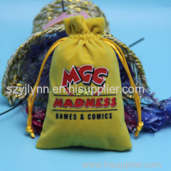 velvet gift drawstring pouch wholesale