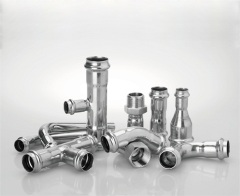 Stainless fitting press fitting crimping fitting stainless steel compression fitting