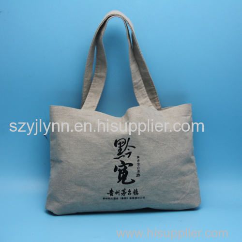 eco friendly jute tote shopping bag