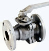 2PC FLANGED BALL VALVES WITH LOCKING HANDLE.