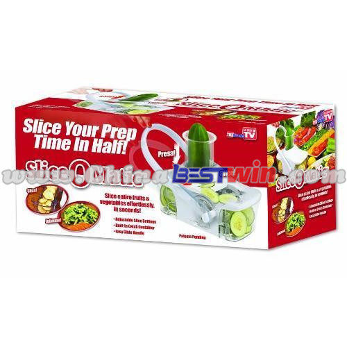 Telebrands Slice-O-Matic New Vegetable Slicer Chopper Cutter As Seen ON TV