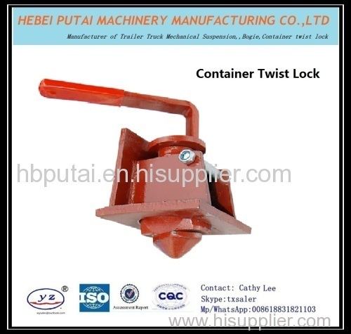 Container twist lock jost lock