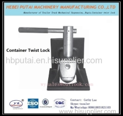 Container twist lock jost lock