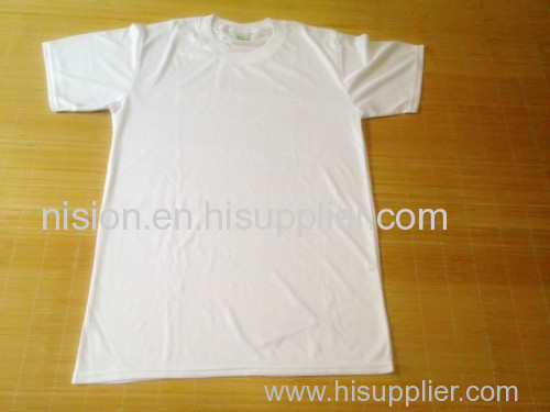 plain white polyester t shirt
