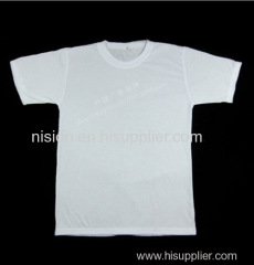 plain white polyester cheap electioer africa use thin crew neck casual unisex t shirt