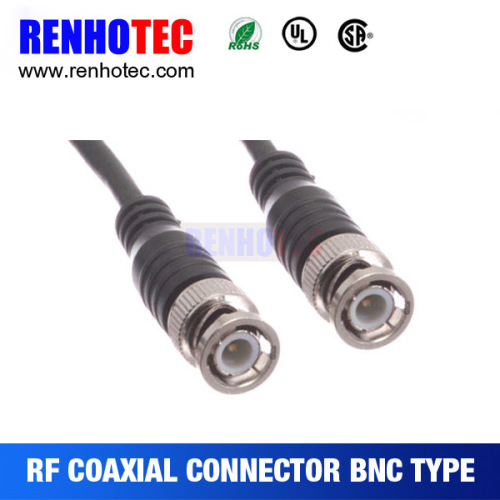 Straight BNC Male to BNC Male Adaptor Connector