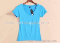 ladies assort plain cotton t shirt