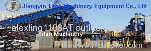 PSX scrap metal shredding line