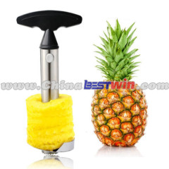 Stainless Steel Easy Kitchen Tool Fruit Pineapple Corer Slicer Cutter Peeler