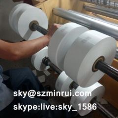 Matte White Self Destructive Paper Label Material Roll Eggshell Vinyl Sticker Paper