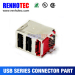 PCB 90 Degree USB 3.0 Three Ports in One Row Terminal Micro USB Connector Part