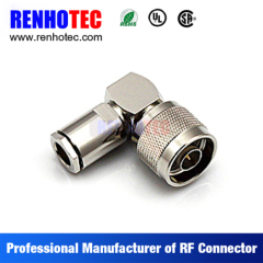 L Type N Connector for LMR400 Cable N Female Male Clamp Connnector