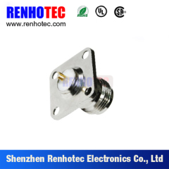 N Female Rf Connector Straight Flange Mount Jack Connector