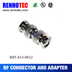 BNC Plug to F Jack Female Crimp Electrical Adapter Connectors Coaxial Connectors for RG58 RG59