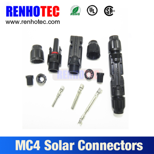 Male and Female 2-Pack PV Electronic Wire Cable accessory MC4 Solar Panel Connector