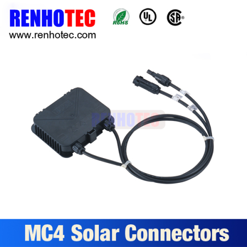 TUV ROHS UL Waterproof Solar Junction Box IP67 with Male Female MC4 Solar Connector