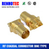 Gold plated female bnc connector with RoHS approved