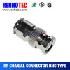 bnc receptacle male connector with nickel plating