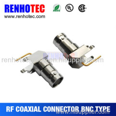 R/A jack pcb mount connector bnc for 4GHZ communication application