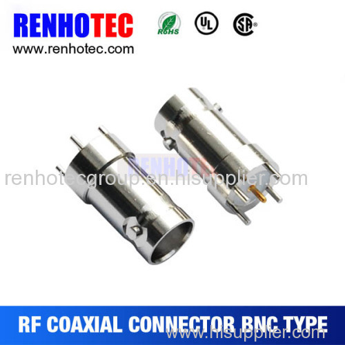 Custom made straightmale pin connector terminal rf connectors for cctv system