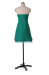 ALBIZIA New Arrival Green Chiffon Beading Mini Knee length Short Cocktail Dresses