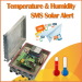 standalone humidity temperature controller sending sms alarm on humidity