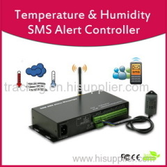 gsm sms alarm device with temperature