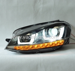 Right hand drive Golf mk7 LED headlights