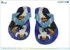 Cartoon Kids Rubber Flip Flops Full Color Printing For Beach / Promotion