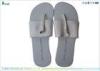 White Nonslip Disposable Flip Flops With Elastic Cord Strap For Bathroom