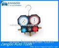 Professional R407C R134A Refrigerant Gauge Set With Sight Glass 28*13mm
