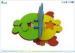 Spiral Bound Children Playing EVA Foam Toys Book Colored 20mm Thickness