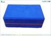 3 Layers Gym Eva Foam Yoga Brick Block Deep Blue For Women